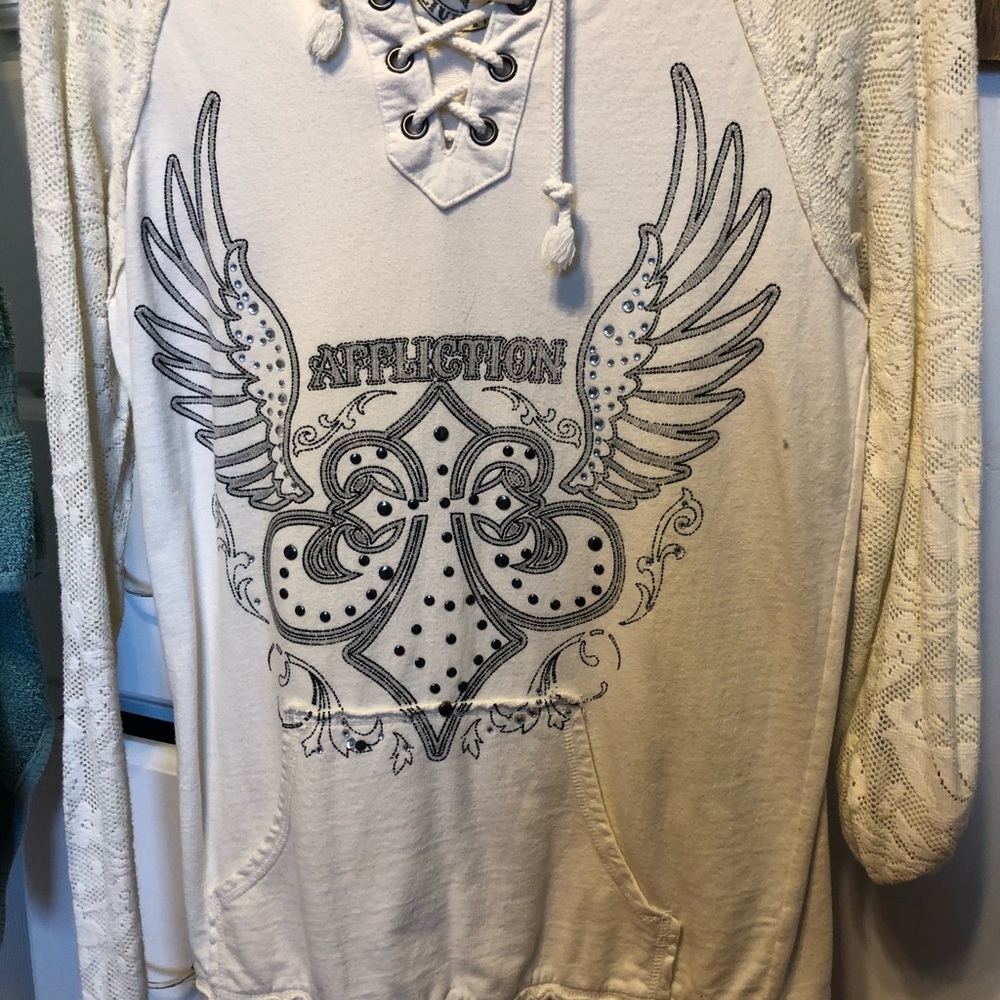 Affliction sweater